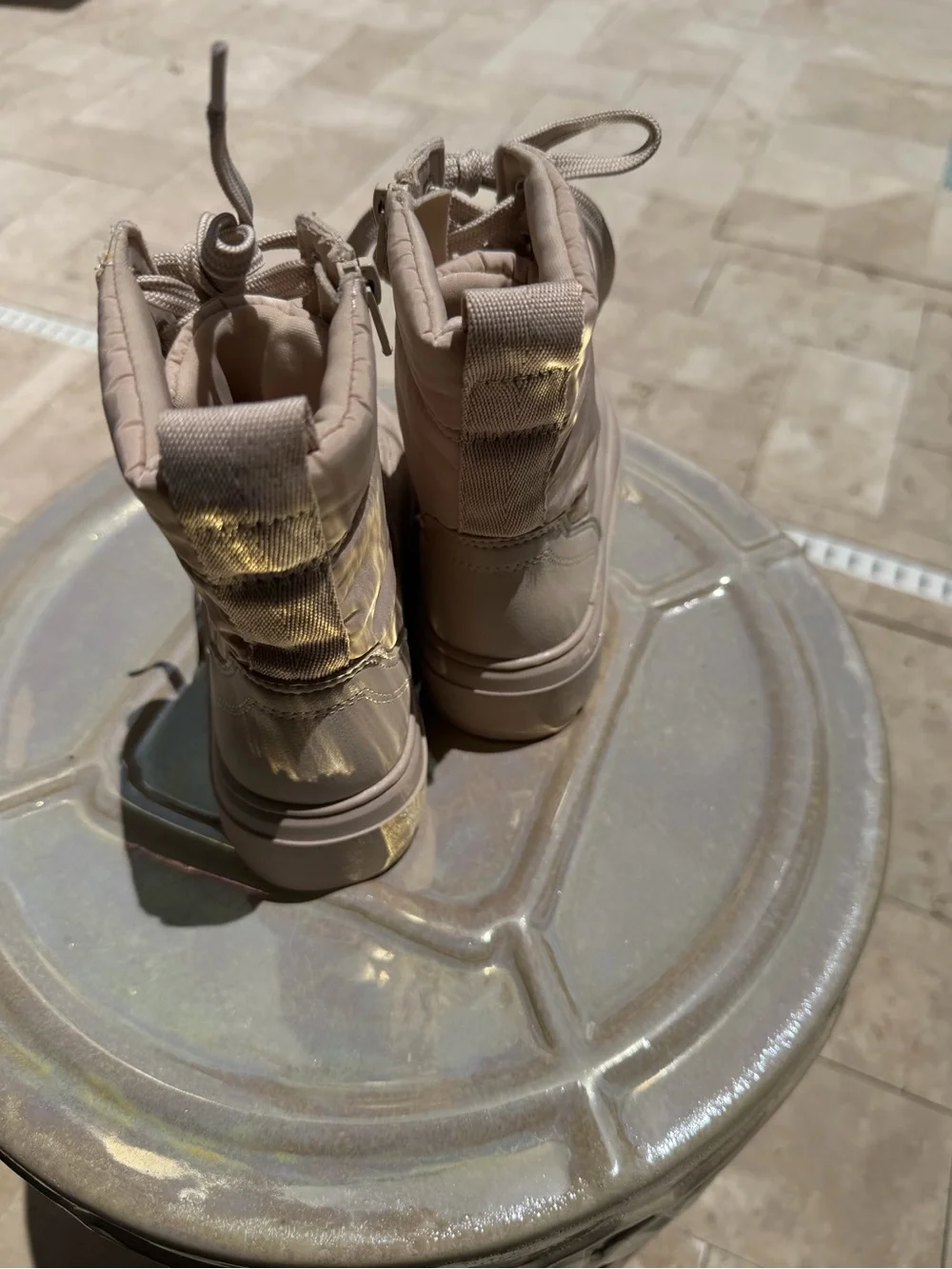 Zara girls lace up boots